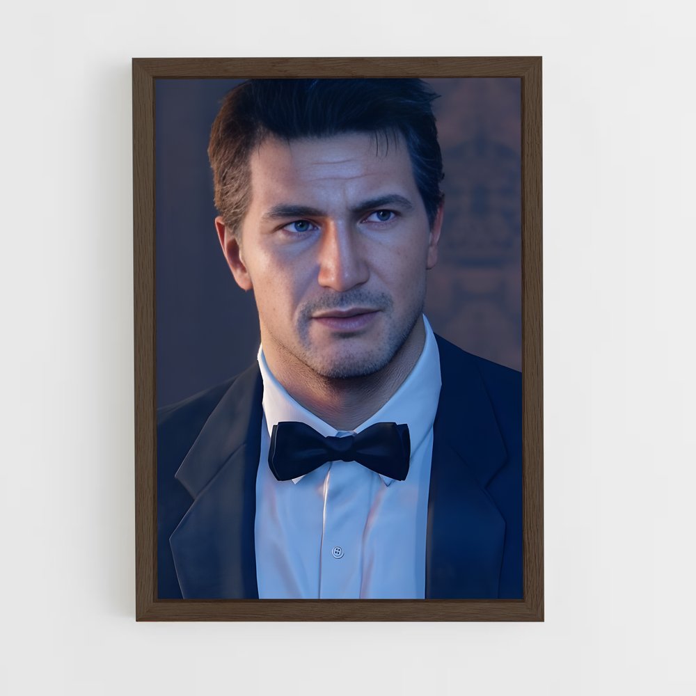 Poster Nathan Drake: Élégance Aventureuse – affiche Uncharted (vue 5)